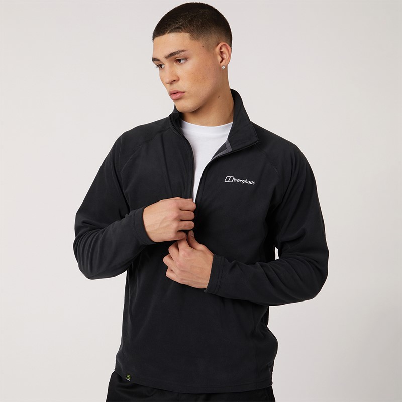 thumbnail image 2 of Berghaus Men's Ivyhill Half Zip Top - Moisture Wicking, Soft Fabric With Thumb Loops 2 of 3