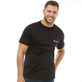 Berghaus Heren Blocks 4 Back Logo T Shirt Zwart berghaus kopen in de aanbieding