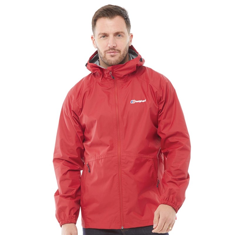 berghaus red waterproof jacket