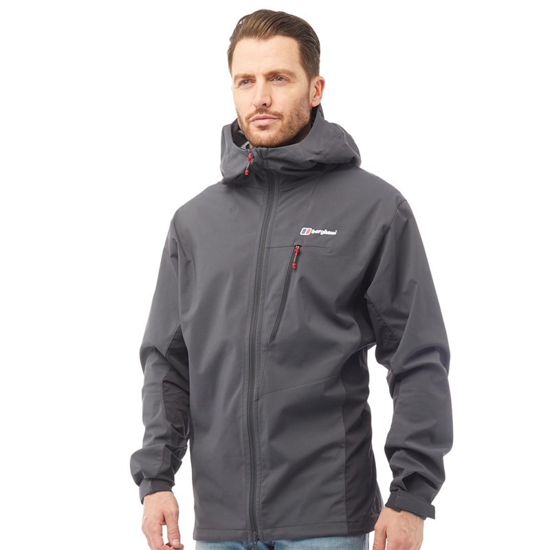 Buy Berghaus Mens Taboche Gore Tex Softshell Jacket Dark Grey Dark Grey