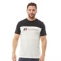 Berghaus Mens Organic Colour Split T-Shirt White/Black