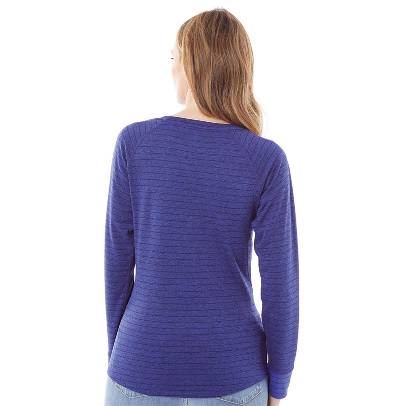 Berghaus Womens Thermal Tech Long Sleeve Baselayer Purple/Dark Blue