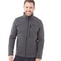 Berghaus Mens Vallen Interactive Full Zip Fleece Jacket Black/Grey