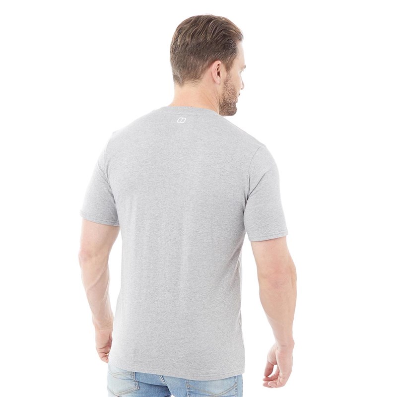 Berghaus Mens Mountain Valley T-Shirt Dark Grey/Dark Grey