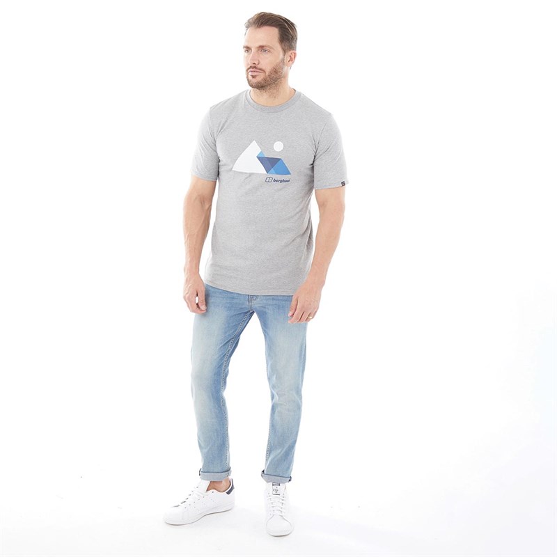 Berghaus Mens Mountain Valley T-Shirt Dark Grey/Dark Grey