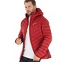 Berghaus Mens Tephra Stretch Reflect Insulated Hooded Down Jacket Dark Red/Dark Red