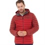 Berghaus Mens Vaskye Hydroloft Insulated Hooded Jacket Dark Red/Dark Red