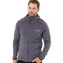 Berghaus Mens Vanth Full Zip Hooded Fleece Grey/Grey