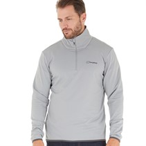 Berghaus Mens Keppla 1/2 Zip Fleece Grey/Black