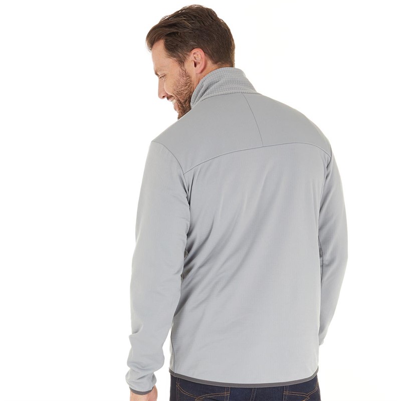 Berghaus Mens Keppla 1/2 Zip Fleece Grey/Black
