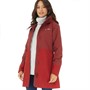 Berghaus Womens Omeara 2 Layer Hydroshell Waterproof Long Shell Jacket Dark Red/Dark Red