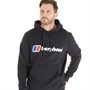 Berghaus Mens Classic Logo Hoodie Black/Black