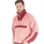 Berghaus Mens Urban Oversized Smock Fleece Pink/Dark Red
