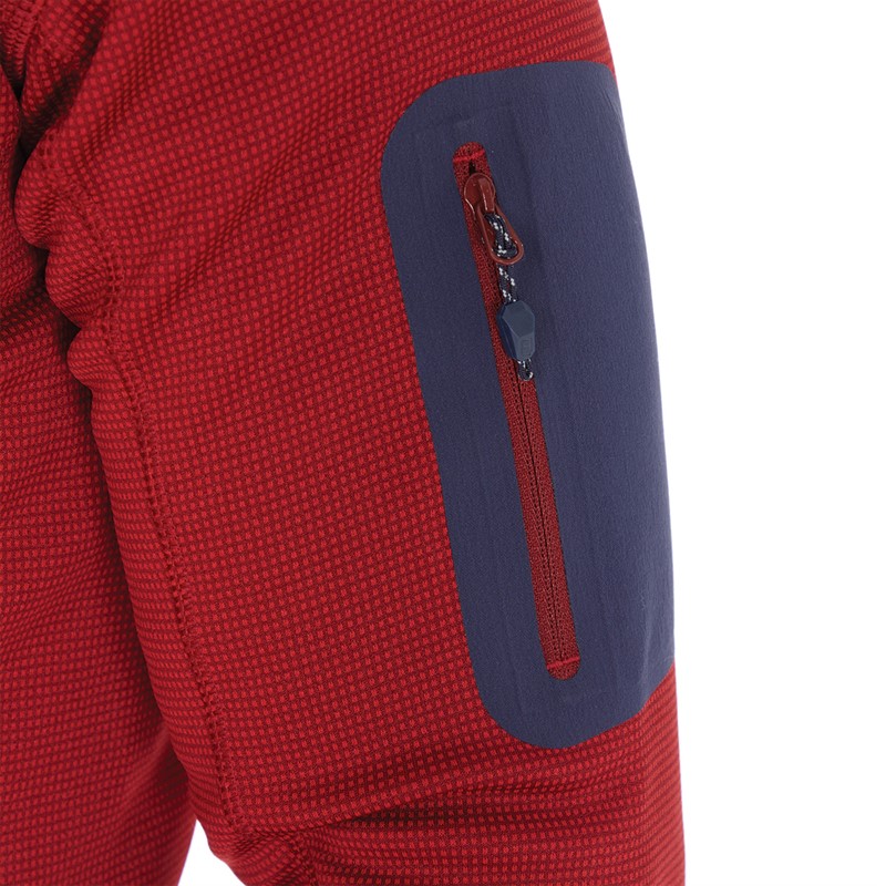 Berghaus Mens Pravitale Mountain 2.0 Fleece Jacket Dark Red/Dark Red