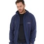 Berghaus Mens Kedron Eco Fleece Hooded Jacket Dark Blue