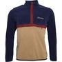 Berghaus Mens Aslam 1/2 Zip Micro Fleece Dark Blue/Natural