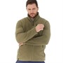 Berghaus Mens Activity Polartec Interactive Full Zip Fleece Dark Green