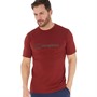 Berghaus Mens Big Color Logo T-Shirt Dark Red/Dark Red
