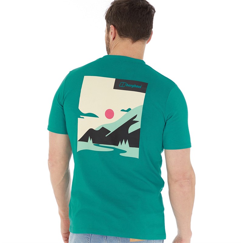 Berghaus Mens Buttermere T-Shirt Turquoise