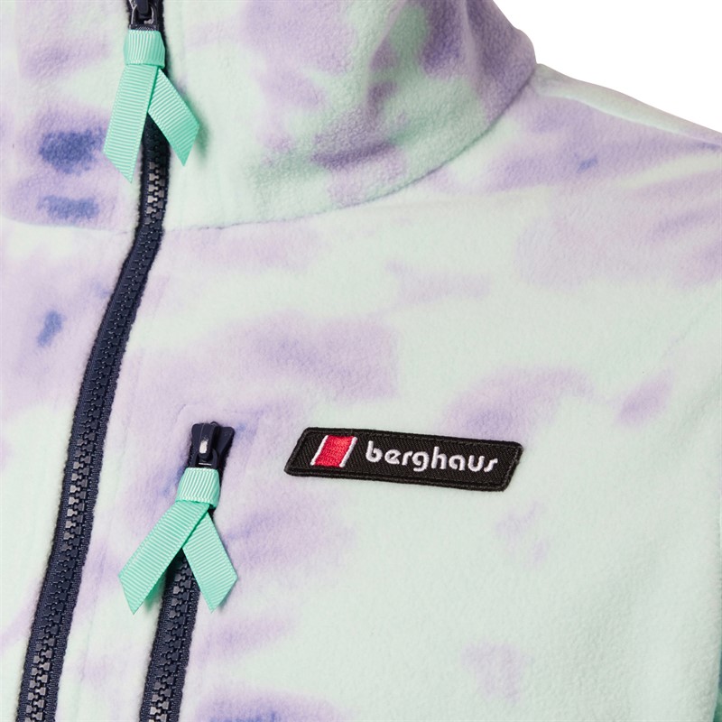 Berghaus Dean Street Prism Print Trango 1/2 Zip Fleece Light Purple