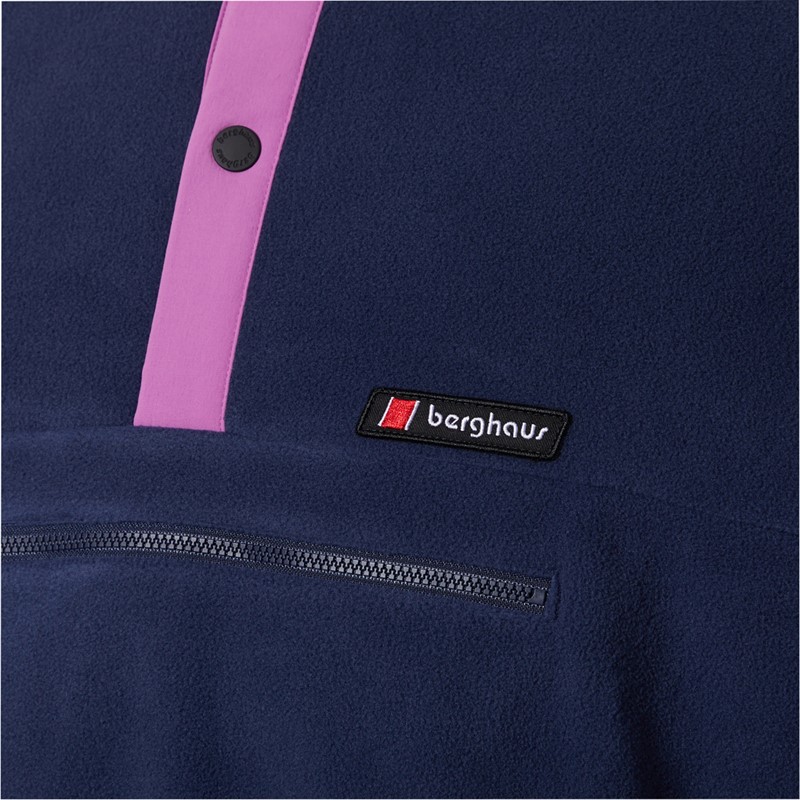 Berghaus Dean Street Polarplus Fleece Crew Dark Blue/Purple