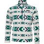 Berghaus Dean Street Prism Print Trango 1/2 Zip Fleece Natural/Green