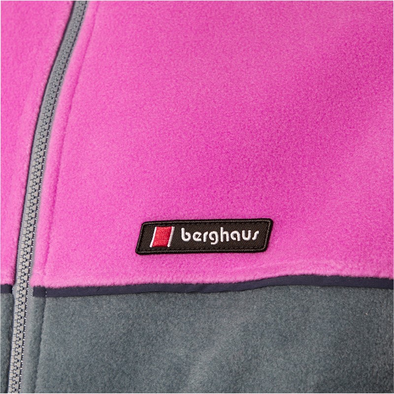 Berghaus Dean Street Blockback Full Zip Fleece Jacket Dark Blue/Purple