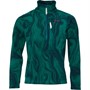 Berghaus Dean Street Prism Print Trango 1/2 Zip Fleece Green/Dark Green