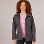 Berghaus Womens Paclite Gore-Tex Waterproof Shell Jacket Grey Pinstripe
