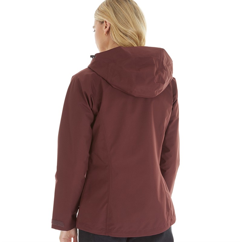 Berghaus Womens Paclite Gore-Tex Waterproof Shell Jacket Decadent Chocolate