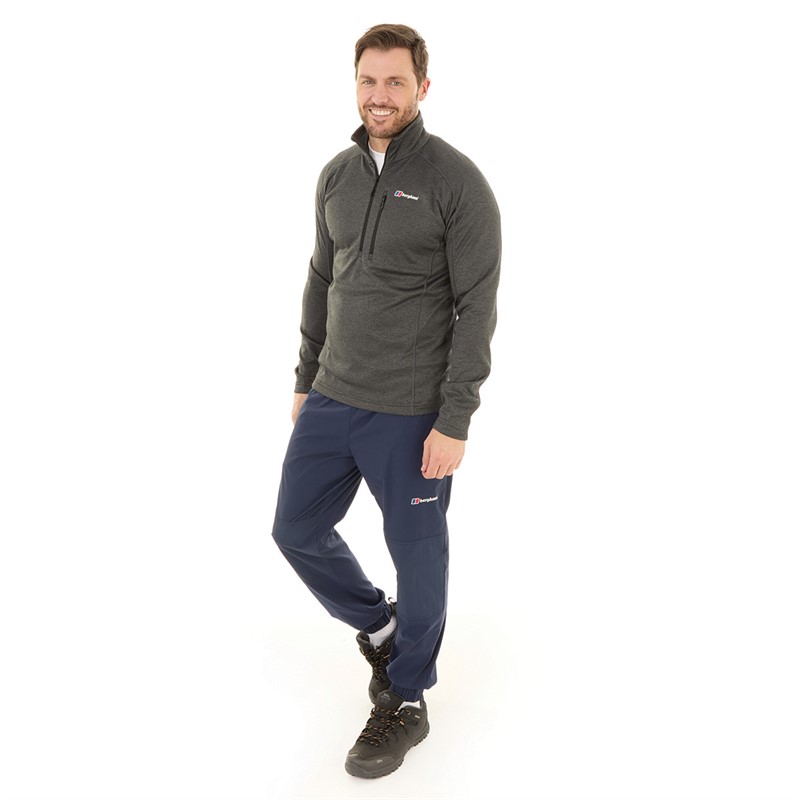 Berghaus Mens Urban Spitzer Half Zip Black/Grey