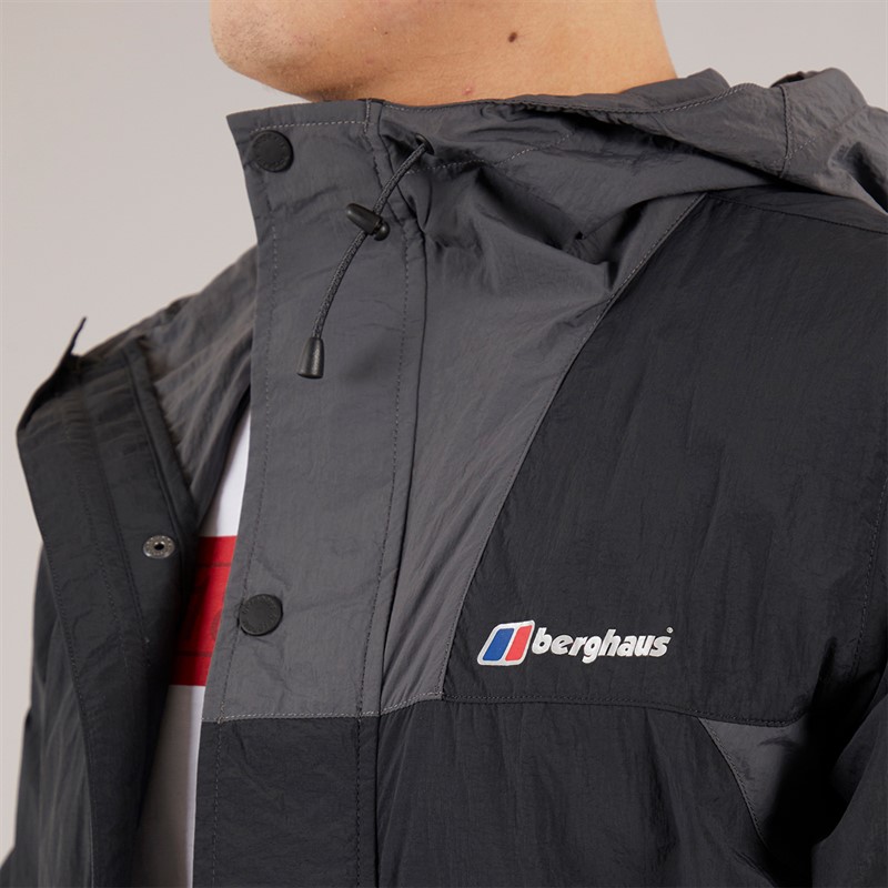 Berghaus Mens Urban Windbreaker 21 Jacket Black/Grey