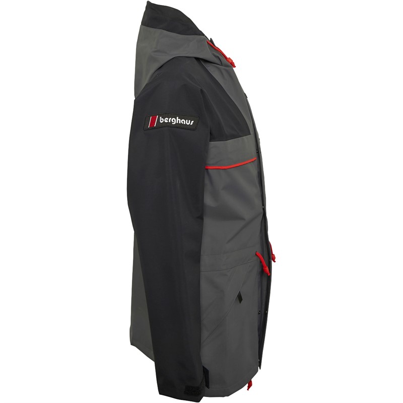 Berghaus Dean Street Tempest 89 Waterproof Shell Jacket Grey/Black