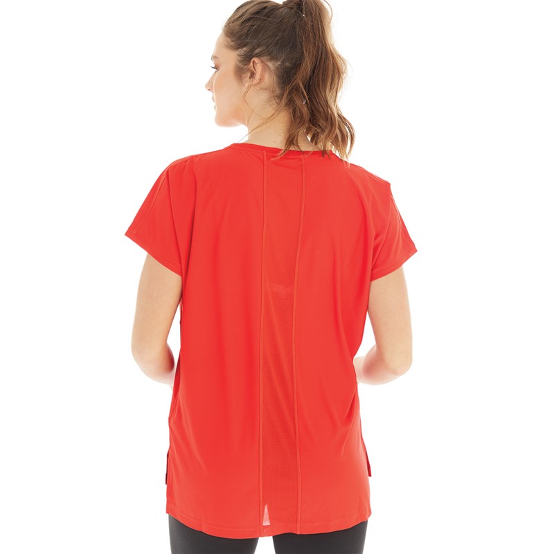 Berghaus Womens Nesna Base Top Red/Red