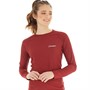 Berghaus Womens 24/7 Tech Long Sleeve Top Dark Red