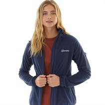 Berghaus Womens Kedron Eco Fleece Hooded Jacket Dark Blue