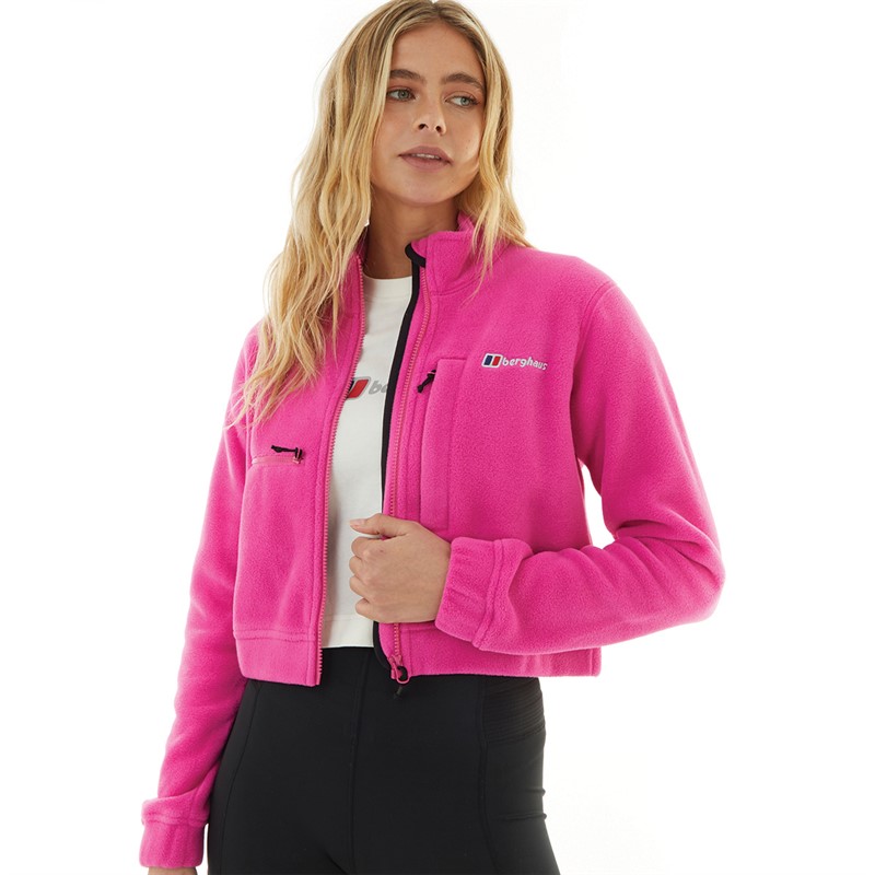 Berghaus Womens Urban Cropped Co-Ord Fleece Pink/Pink