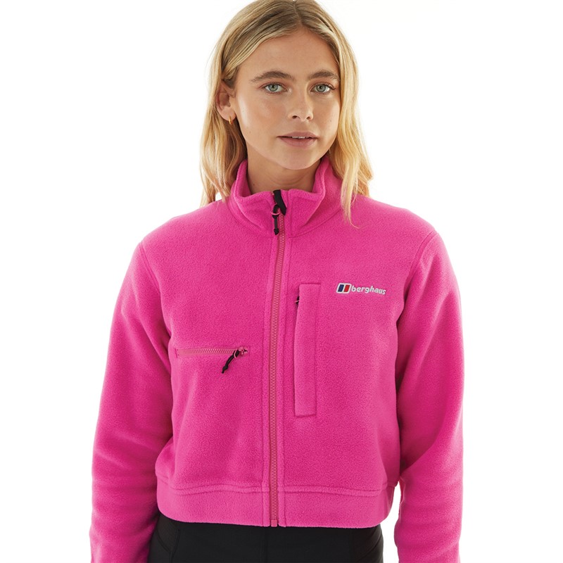 Berghaus Womens Urban Cropped Co-Ord Fleece Pink/Pink