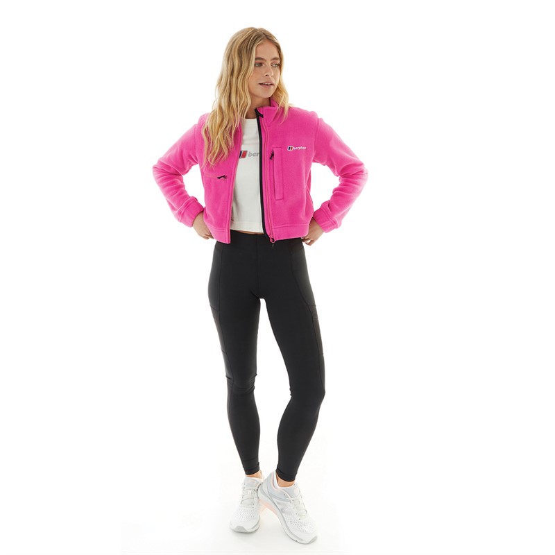 Berghaus Womens Urban Cropped Co-Ord Fleece Pink/Pink