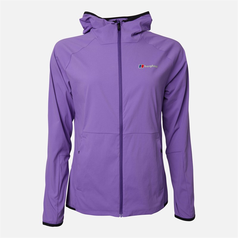 Buy Berghaus Womens Urban Arrina Full Zip Hooded Jacket Purple/Purple