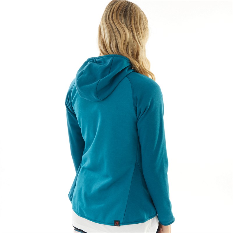 Berghaus Womens Heuberg Full Zip Hoodie Dark Turquoise/Dark Turquoise