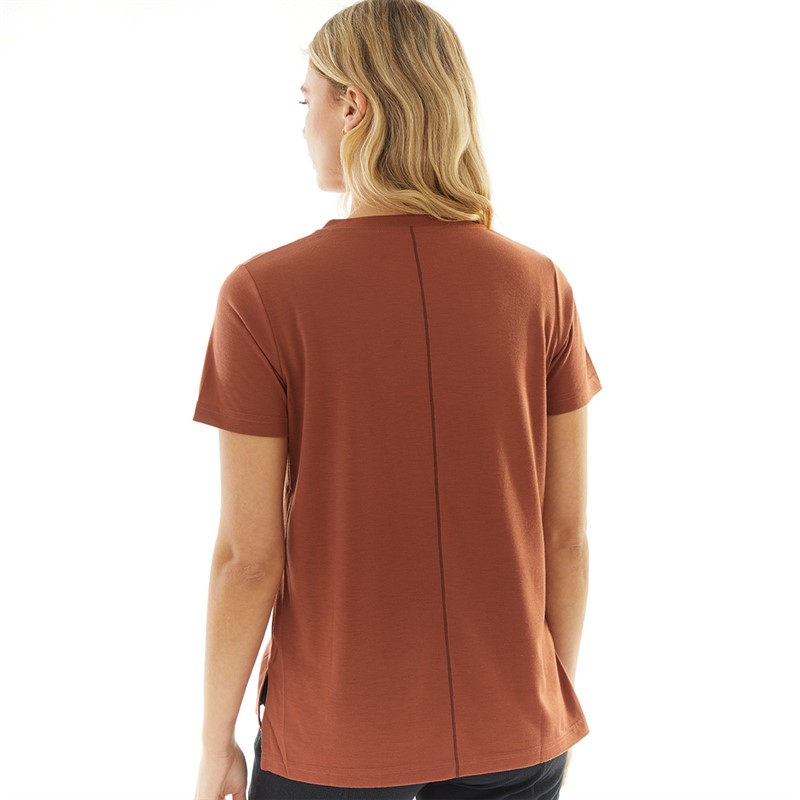 Berghaus Womens Relaxed Tech T-Shirt Dark Red/Dark Red