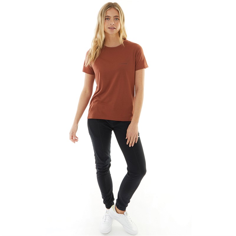 Berghaus Womens Relaxed Tech T-Shirt Dark Red/Dark Red