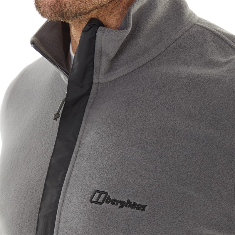 Buy Berghaus Mens Aslam Half Zip Micro Fleece Grey Black