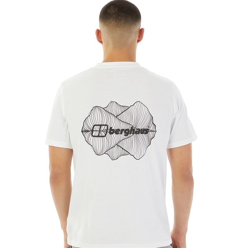 Berghaus Mens Mirror Peak T-Shirt White/White