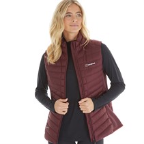 Berghaus Womens Tephra Stretch Reflect 2.0 Hydrodown Insulated Padded Down Vest Dark Purple/Dark Purple