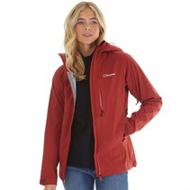 Berghaus Womens Truda Flex Pertex Waterproof Jacket Dark Red/Dark Red