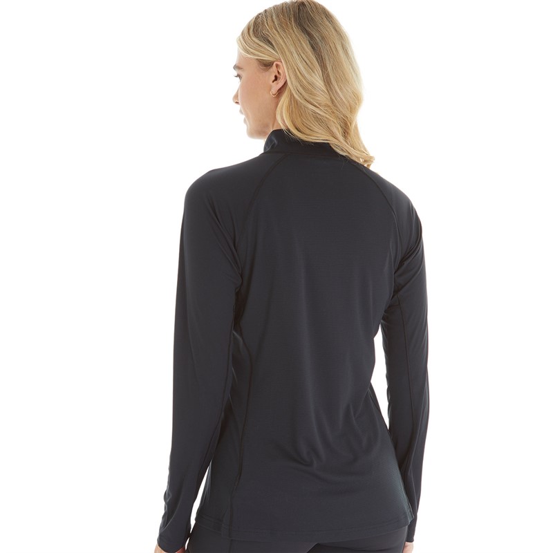 Berghaus Womens Trailblaze Half Zip Long Sleeve Tech Top Black/Black