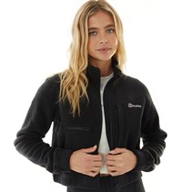 Berghaus Womens Urban Cropped Co-Ord Fleece Jacket Black