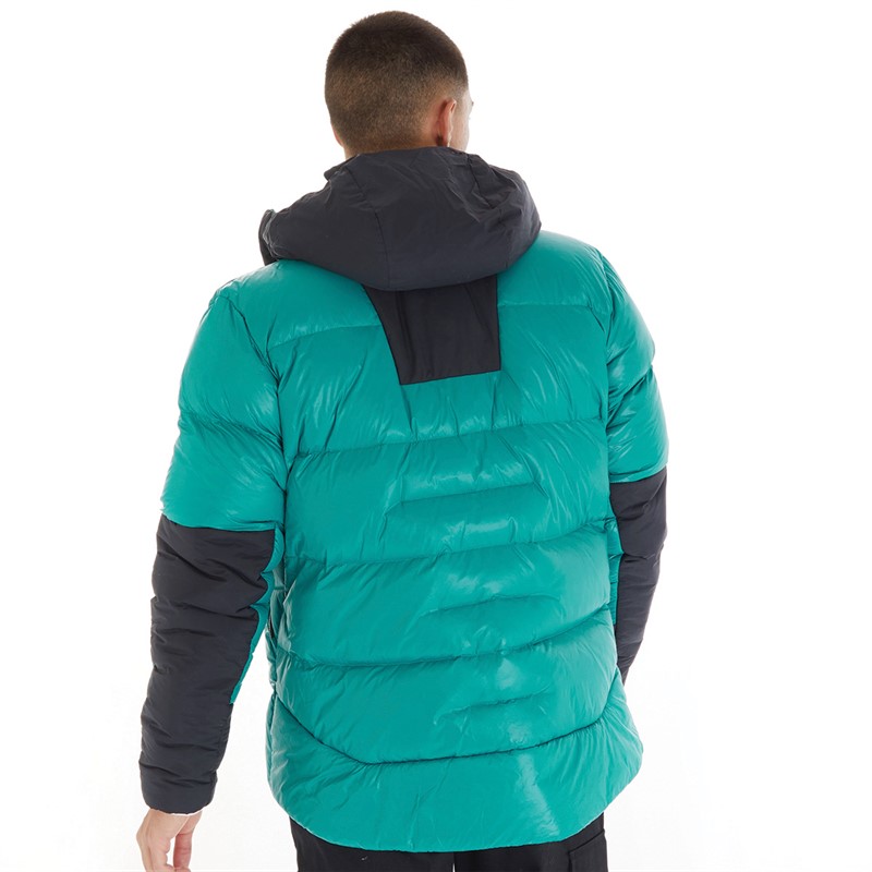 Berghaus Mens Urban Arkos Reflect Hydrodown Insulated Padded Hooded Down Jacket Turquoise/Black